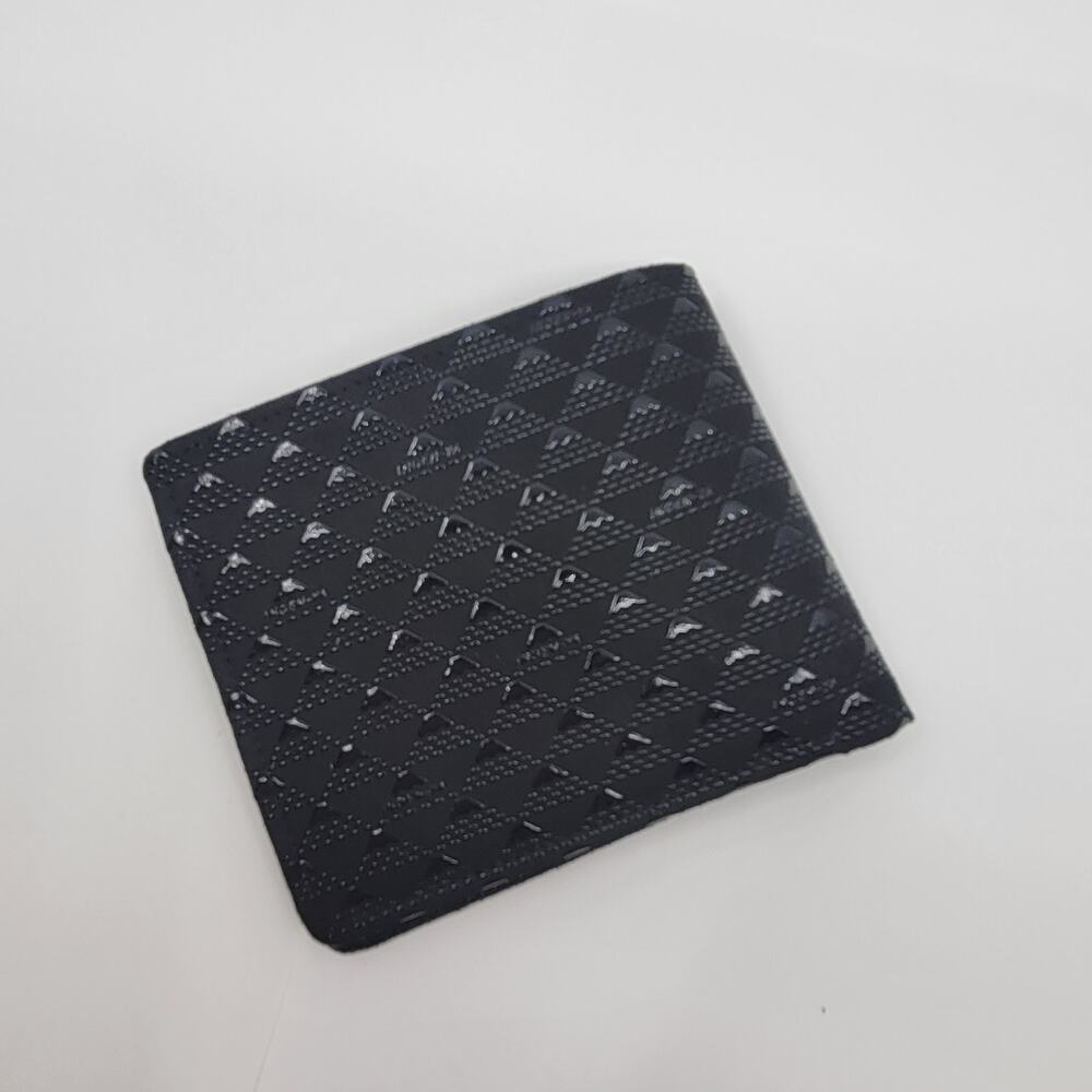 INDEN-YA bifold wallet black × black lacquer 0120-701-440 Made in Japan